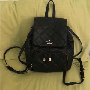 Kate spade black small bag pack